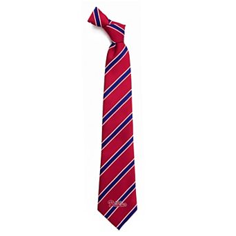 Philadelphia Phillies MLB Striped Tie