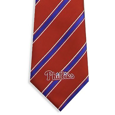 Philadelphia Phillies MLB Striped Tie