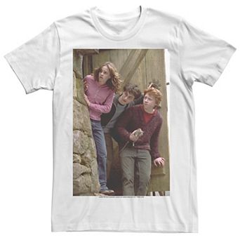 Men's Harry Potter Sneaking Around Group Shot Poster Tee