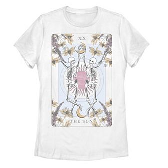 Juniors' Skeleton Dance Graphic Tee