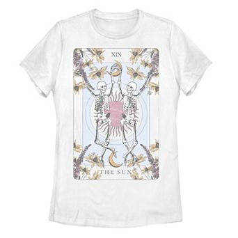 Juniors' Skeleton Dance Graphic Tee