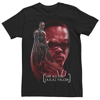 Men's Marvel Falcon & Winter Soldier Sam Wilson AKA Falcon V2 Tee