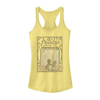 Juniors' Fender Since 1946 Floral Poster Tank Top