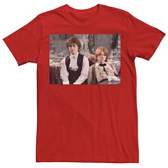 Men's Harry Potter Ron Dressed Up Photo Tee