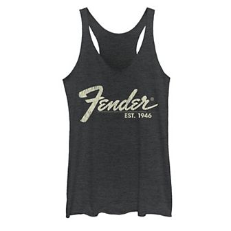 Juniors' Fender Classic Fender Est. 1946 Graphic Tank Top