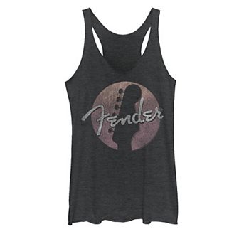 Juniors' Fender Classic Circled Logo Tank Top