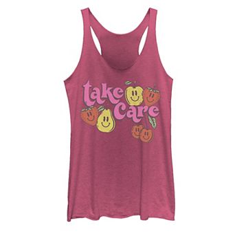 Juniors' "Take Care" Tank Top