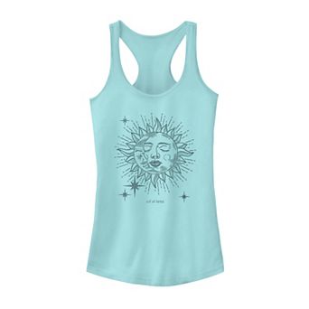 Juniors' Textured Celestial Tank Top