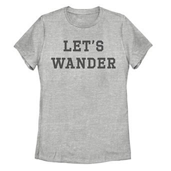 Juniors' "Lets Wander" Tee