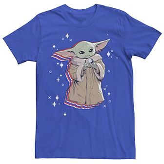 Men's Star Wars: The Mandalorian Grogu In Stars Tee