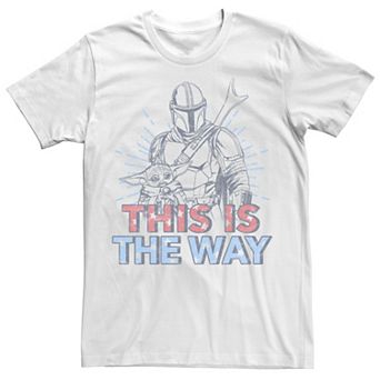 Men's Star Wars: The Mandalorian Americana Mando & The Child Tee