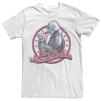 Men's Star Wars: The Mandalorian Mando & Grogu Americana Tee