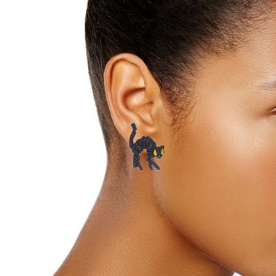 Cat earrings kohls sale