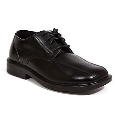 Boys dress best sale shoes wide