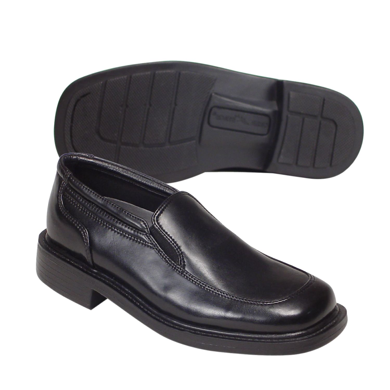 boys slip on dress shoes