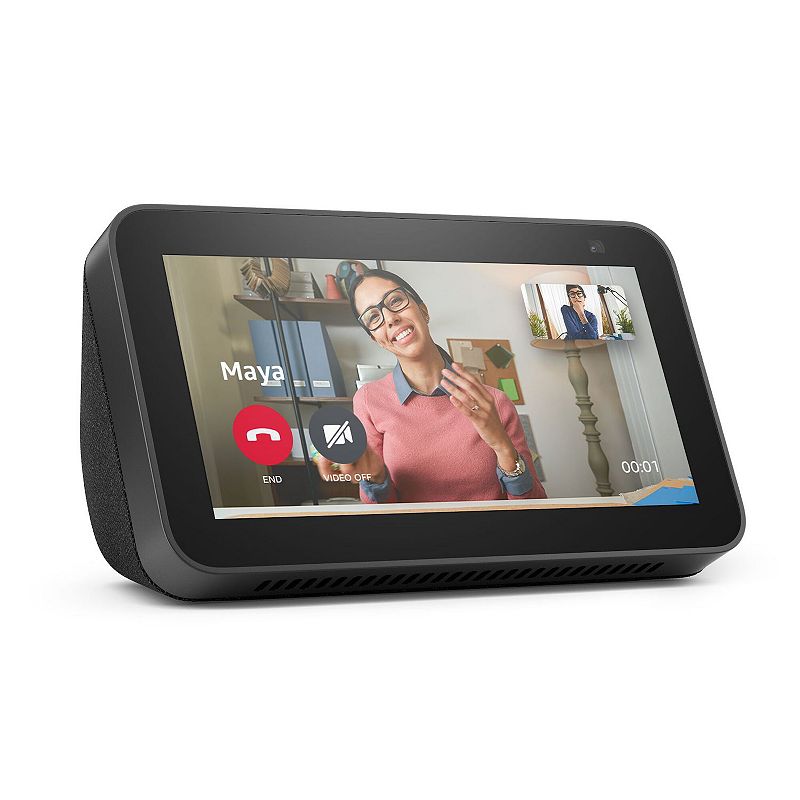 Amazon - Echo Show 5 (2nd Gen) Smart Display with Alexa - Charcoal