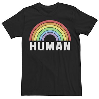 Men's Human Pride Rainbow Tee
