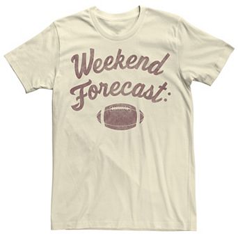 Men's Weekend Forecast Football Stamp Tee
