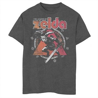Boys 8-20 The Legend Of Zelda Link Groovy Vintage Poster Tee
