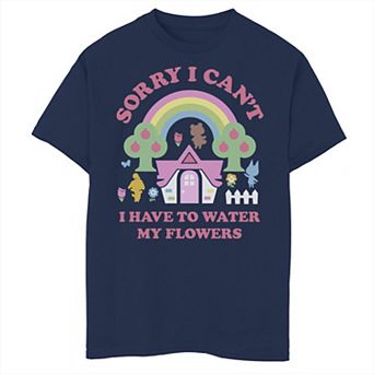Boys 8-20 Animal Crossing "Sorry I Can't I Have To Water My Flowers" Tee