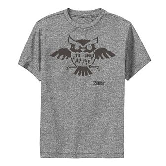 Boys 8-20 Nintendo Legend Of Zelda Links Awakening Owl Glyph Portrait Tee