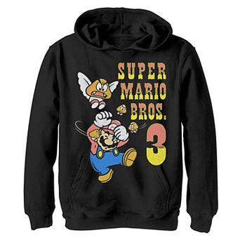 Boys 8-20 Nintendo Super Mario 3 Flying Goombas Hoodie