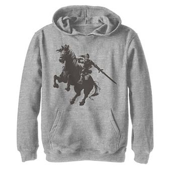 Boys 8-20 Nintendo The Legend Of Zelda Link Horse Ride Epona Sword Hoodie