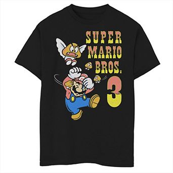 Boys 6-20 Nintendo Super Mario 3 Flying Goombas Tee
