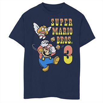 Boys 6-20 Nintendo Super Mario 3 Flying Goombas Tee