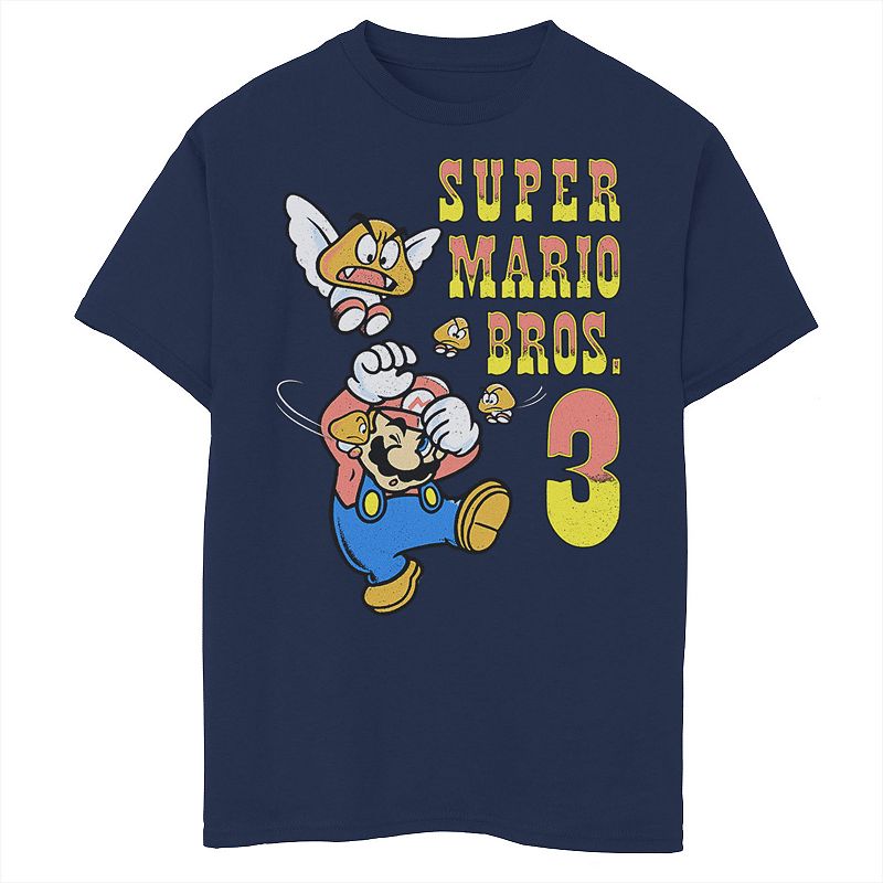 Boys 8-20 Nintendo Super Mario 3 Flying Goombas Tee, Boy's, 
