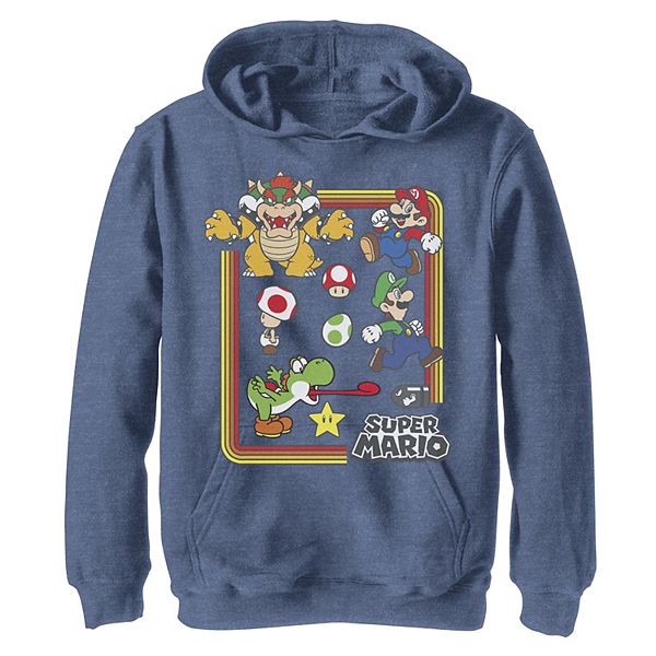 Boys 8-20 Nintendo Super Mario Retro Hoodie