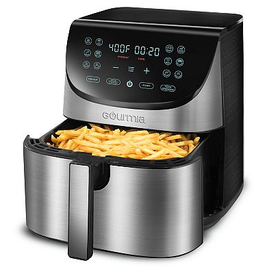 Gourmia 8-qt. Digital Stainless Steel Air Fryer