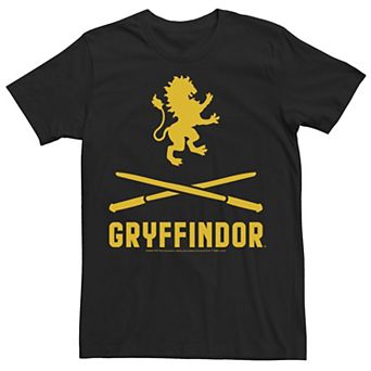 Men's Harry Potter Gryffindor Crossed Wands Logo Tee