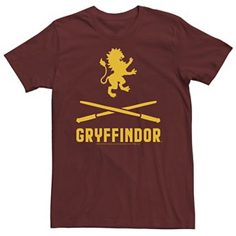 Men's Harry Potter Gryffindor Crossed Wands Logo Tee