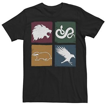 Men's Harry Potter Simple House Crest Box Up Tee