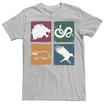 Men's Harry Potter Simple House Crest Box Up Tee