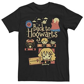 Men's Harry Potter Chibi Back To Hogwarts Tee