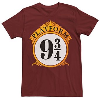 Men's Harry Potter Platform 9 &3/4 Sign Tee
