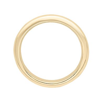 LYNX Gold Tone Ion-Plated Stainless Steel Ring