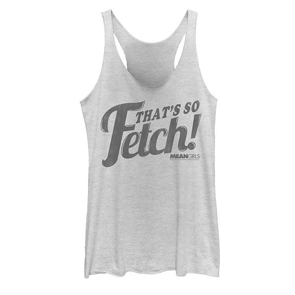 Juniors' Mean Girls So Fetch Script Tank Top