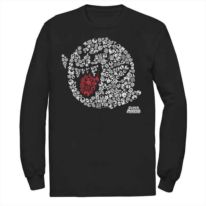 Men's Nintendo Super Mario Iconic Boo Portrait Tee, 