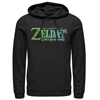 Men's The Legend Of Zelda Link's Awakening Gradient Logo Hoodie