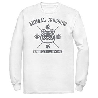 Men's Nintendo Animal Crossing Everyday Is A New Day Logo Tee
