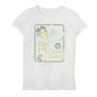 Disney's Peter Pan Tinker Bell Girls 4-16 St. Patrick's Day Classy Lassy Graphic Tee