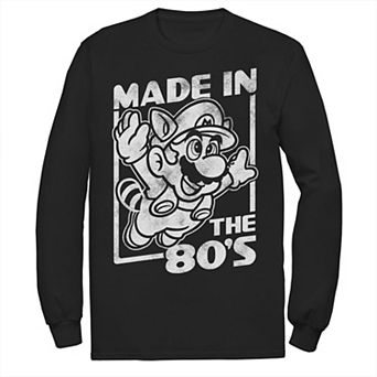 Men's Super Mario Tanooki Mario Made In The 80's Tee