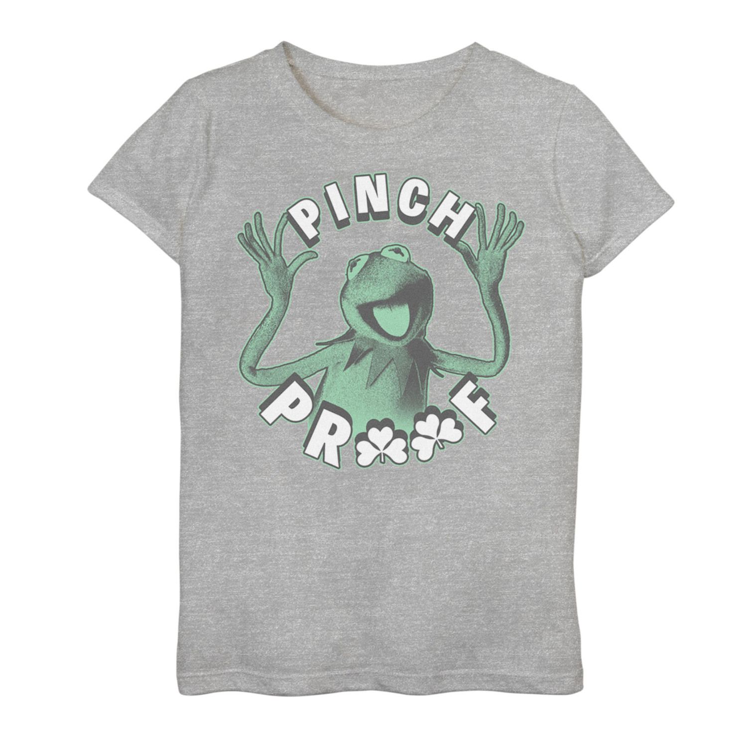 Image for Disney 's Muppets Girls 4-16 St. Patrick's Day Kermit The Frog Pinch Proof Graphic Tee at Kohl's.
