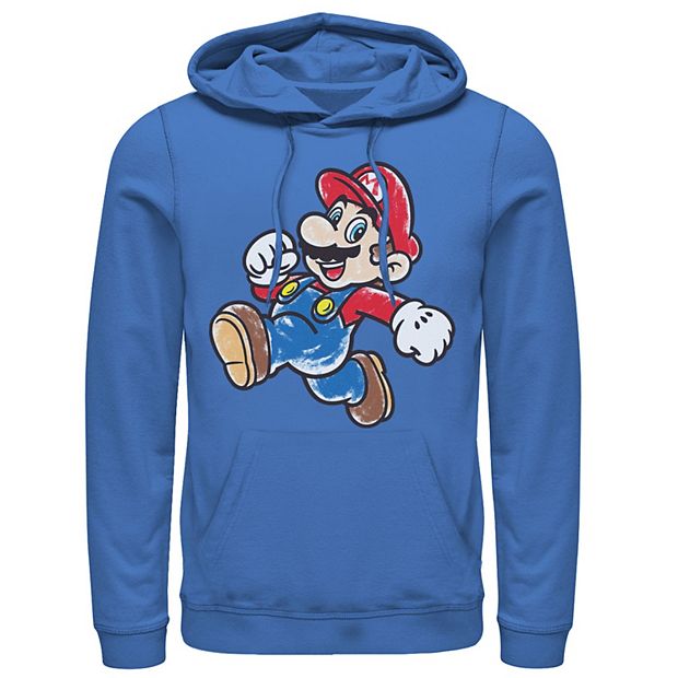 Nintendo Women's Super Mario Plus Size Graphic Sweatshirt - Navy