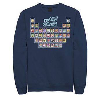 Men's Animal Crossing New Horizons Periodic Table Of Villagers Sweatshirt
