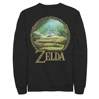 Men's Zelda Korok Forest Circle Portrait Sweatshirt