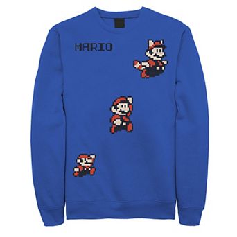 Men's Super Mario 8-Bit Transformation Sweatshirt